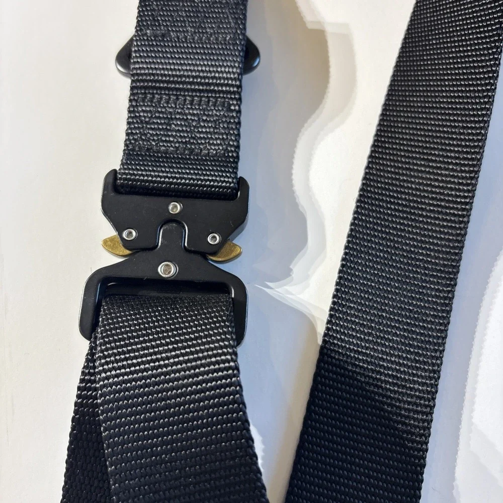 Fairwin Tactical Rigger Belt Nylon Webbing Belt with V-ring Heavy-Duty 61